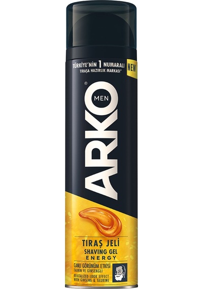 Arko Men Energy Tıraş Jeli 200 Ml 3 Adet