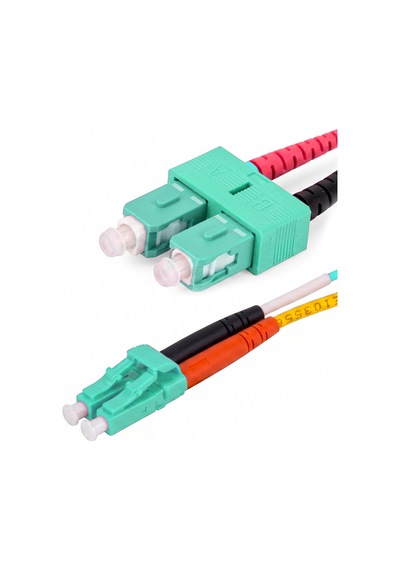 Alfafonet Sc/pc-lc/pc Multimode Om3 Dupleks 10 Metre Fiber Patch Cord
