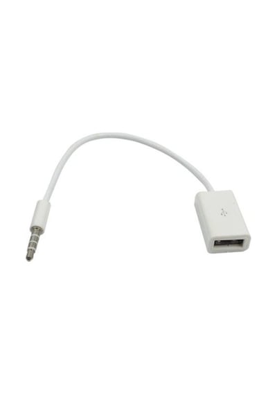 Erkek Aux 3.5 Mm. To Dişi Usb Stereo Ses Mp3 Telefon Çevirici