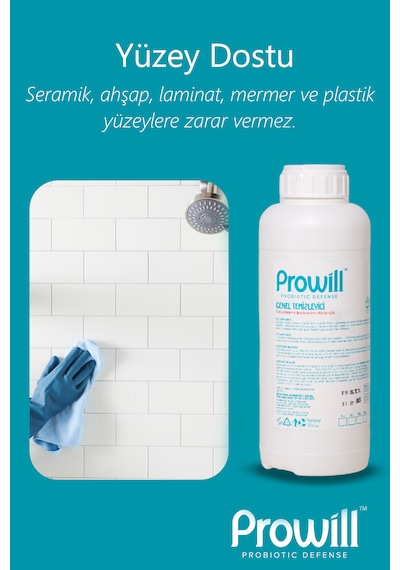 Organik Endüstriyel Genel Amaçlı Yüzey Temizleyici 1 Lt. Doğal Ve Etkili Temizlik Tekli