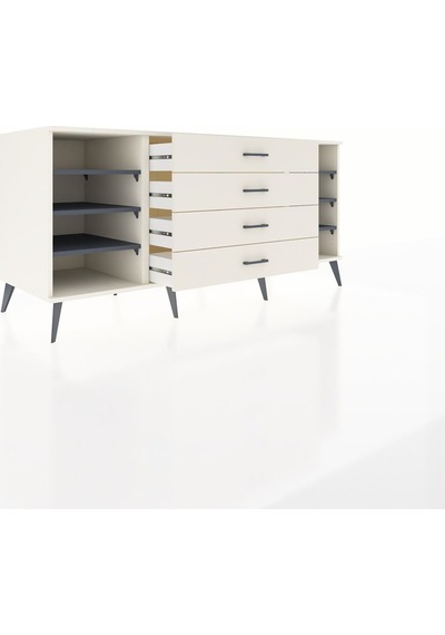 Kronos Konsol 6 Raflı 4 Çekmeceli 176x59x83 Aytaşı-antrasit/aytaşı Antrasit/aytaşı Kronos Konsol 6 Raflı 4 Çekmeceli 176x59x83 Aytaşı-antrasit/aytaşı Antrasit/aytaşı