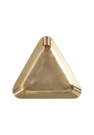 Mudo Home Üçgen Pirinç Küllük 10cm