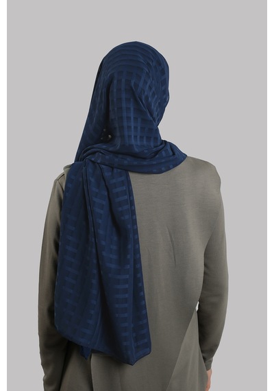 Hürrem Bone Laci Pratik Hazır Geçmeli Şal Desenli Şifon Hijab Boneli 2415 02