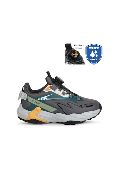 Buckhead Napolyon Waterproof Outdor Çocuk Spor Ayakkabı Koyu Gri