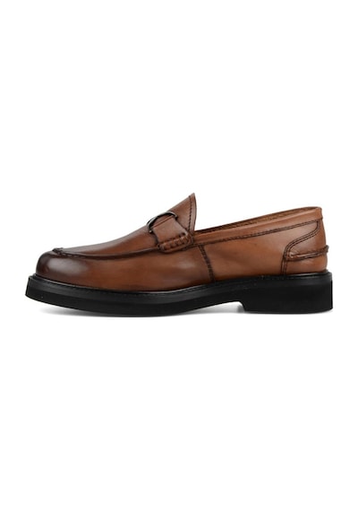 Kahverengi Loafer Erkek Deri Ayakkabı