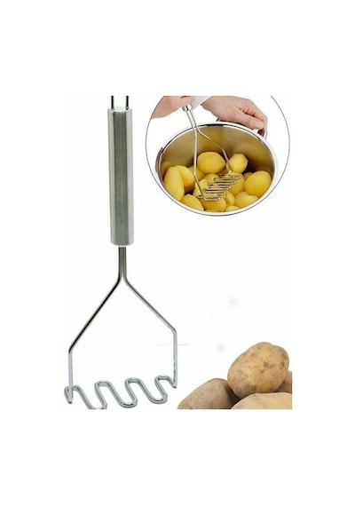 Püre Patates Aparatı - Patates Ezici - Püre Yapma Aparatı Kıvrımlı