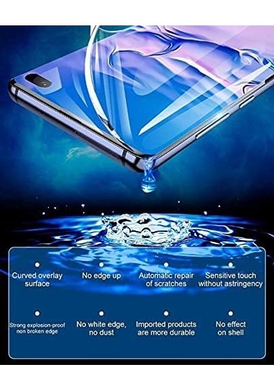 Micro Nano Serisi Xiaomi Mi Mix 3 İle Uyumlu  Termoset Takviyeli Yüksek Teknoloji İle Güçlendirilmiş Esnek Şeffaf Toz Parmak İzi Tutmayan Nano Ekran Koruyucu Xiaomi Mi Mix 3 Sku: Zeusb09gxp