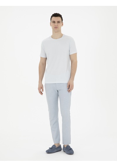 Pierre Cardin Erkek Buz Mavisi Tişört 50288914-vr095 Buz Mavi