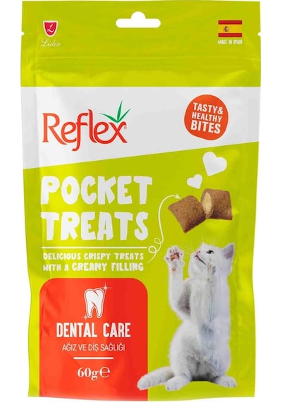 Reflex Pocket Treats Ağız ve Diş Sağlığı Ödül Maması 60 G