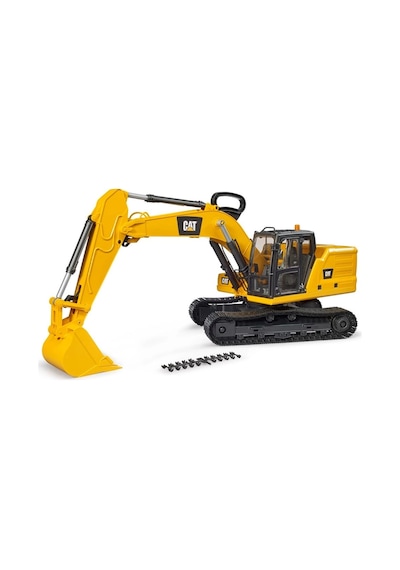 Büyük Boy Paletli Oyuncak Ekskavatör Hareketli Kepçeli Caterpillar İnşaat Aracı