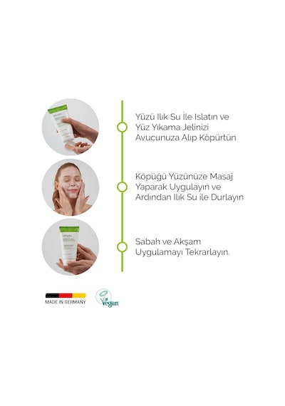 Vitayes Yeşil Çay Özlü Arındırıcı Yüz Yıkama Jeli 2 x 150 ML
