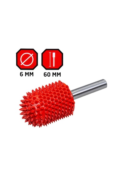 Rox Wood 0286 Karbür Oval Başlı Ahşap Şekillendirme Törpü