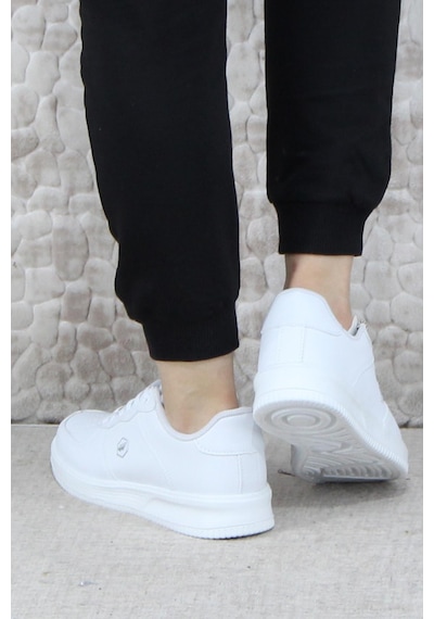 Fort Wks 2542 Hafif Rahat Sneaker Unisex Spor Ayakkabı Beyaz