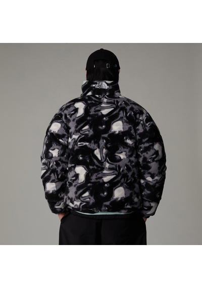The North Face Polar Nuptse Erkek Desenli Siyah Mont Düz Nf0a88xn31ı1 Siyah