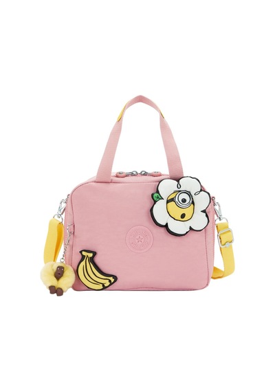 Kipling Miyor Print Minions Large Beslenme Çantası Pink Daisy Kı89241mı Çok Renkli