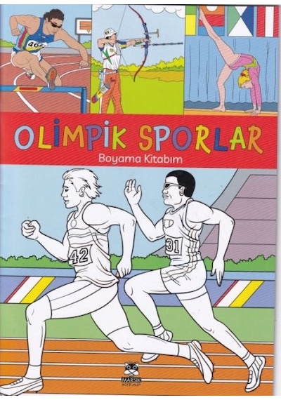 Olimpik Sporlar Boyama Kitabım - Qhdh-832344