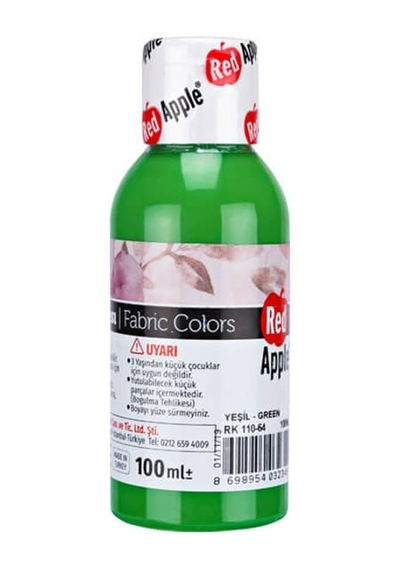 Red Apple Neon Kumaş Boyası 100 Ml Yeşil