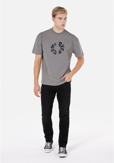 Colin's Colins Gri Erkek Tshirt K.kol Cl1072311 Q1.v1 Gra Gri