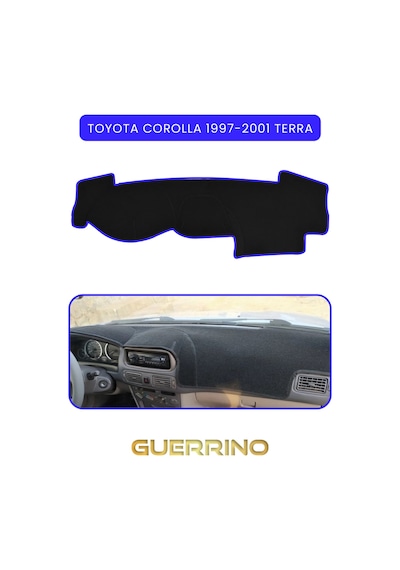 Toyota Corolla 1997-2001 Terratorpido Koruma Halısı Mavi Kenar
