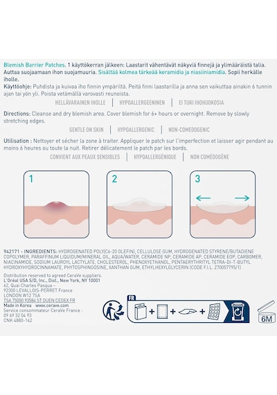 Cerave Blemish Barrier Patch Sivilce Bandı 22 Adet Diğer