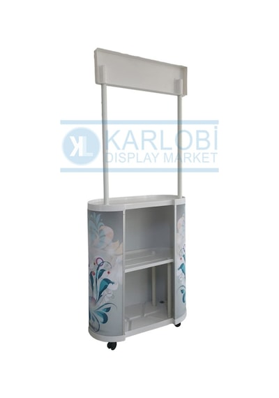 Oval Tanıtım Standı, Plastik Stant