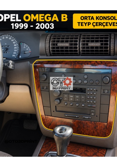 Opel Omega B 1999-2003 Orta Konsol Teyp Radyo Çerçevesi