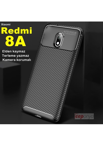 Xiaomi Redmi 8A Elde Kaymayan Kamera Korumalı Kaliteli Kılıf