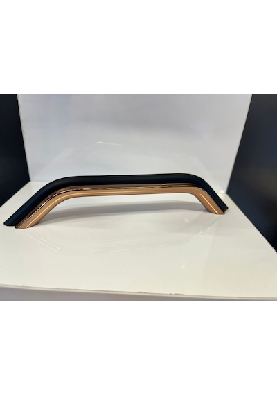 Tower Metal Kulp 160mm Rose+mat Siyah Dolap Kapak Modern Tv Ünite Çekmece Mobilya Komidin Vestiyer Rose - Siyah