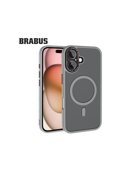 Apple Uyumlu iPhone 16 Anti-shock Magsafe Kamera Lens Korumalı Buzlu Kenarları Yumuşak Sonic Silikon Kılıf Gri Apple Uyumlu iPhone 16 Anti-shock Magsafe Kamera Lens Korumalı Buzlu Kenarları Yumuşak Sonic Silikon Kılıf Gri