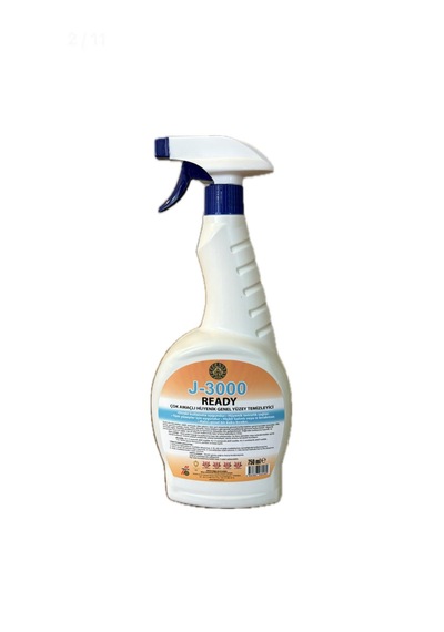 J-3000 Ready Çok Amaçlı Hijyenik Genel Yüzey Temizleyici 750ml Tekli