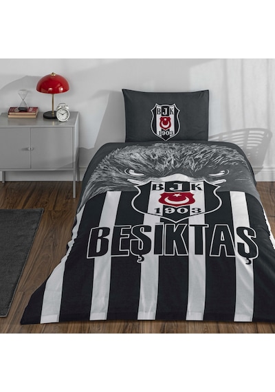 Lisanslı Bjk Şanslı Kartal Nevresim Takımı Tek Kişilik 000000001000050740 Çok Renkli
