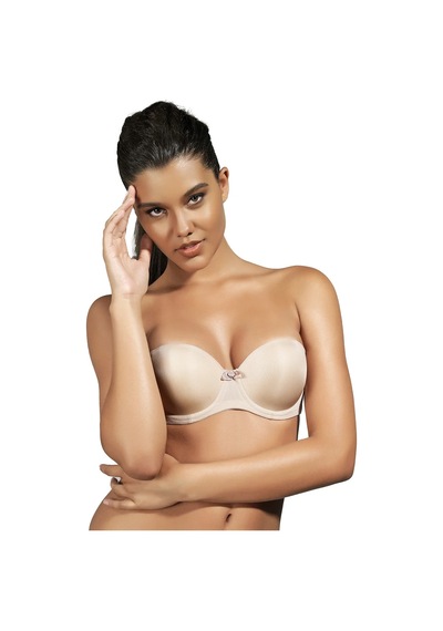 Melonika Golshan Gabrıella Balconette Foam Cup Bra, Konforlu Ve Şık Sütyen, Strapless Çok Renkli