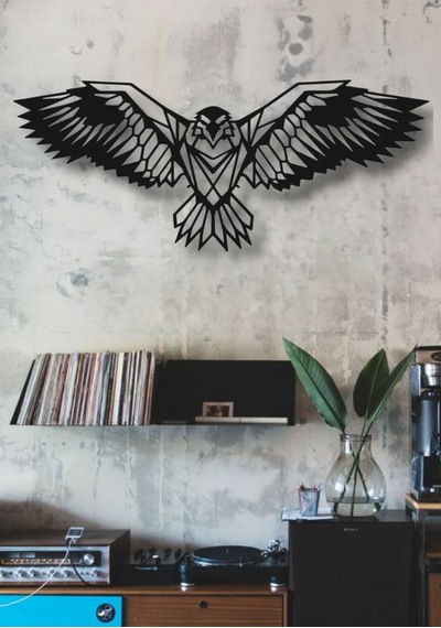 Metal Duvar Tablosu Kartal