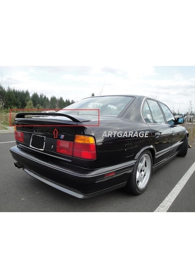 Bmw E34 M5 Uyumlu Spoiler Fiberglass Boyasız