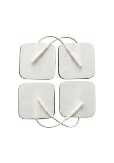 Aromel Kablolu Tens Pedi 4 Adet 5X5 Cm Kablolu Tens Elektrodu