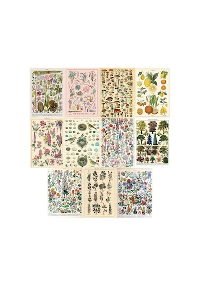 A5 Fairycore Art Wall Collage Poster Seti Hediyelik Genç Odası Estetik Duvar Afişi
