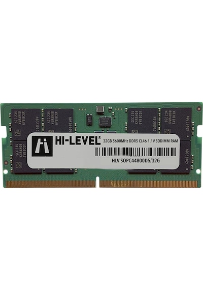 Hı-level 32gb 5600mhz Ddr5 Cl46 1.1v Sodımm Ram Hlv-sopc44800d5/32g