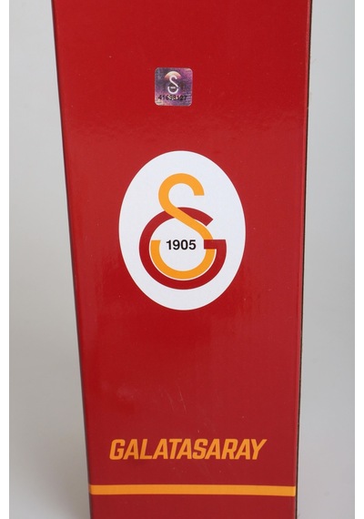 "dekomus Cep Defteri Hediyeli" Lisanslı Galatasaray Leon Askılı Çelik Matara 500 Ml Ahşap