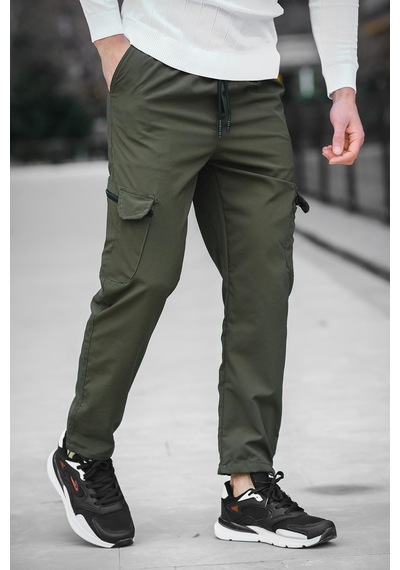 Oksit Bl 2111 Kort Paraşüt Düz İpli Paça Tactical Kargo Cepli Erkek Eşofman Alt 001