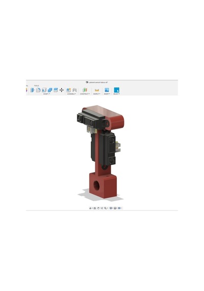 Labirent Çözen Projesi İçin Sharp 2Y0A21 Sensör Tutucu 3D Baskı