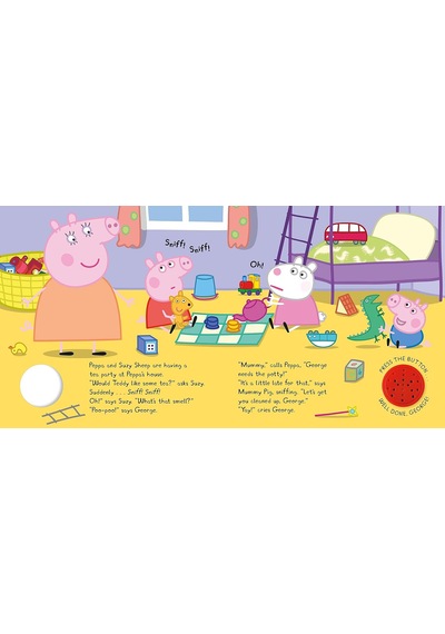 Peppa Pig: George's Potty: A Noisy Sound Book For Potty Training