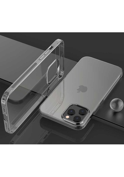 Apple Uyumlu iPhone 12 Pro Max Kılıf Zore Imax Silikon-Renksiz