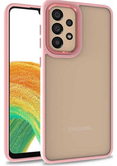 Galaxy A32 4g Kılıf Zore Flora Kapak Rose Gold