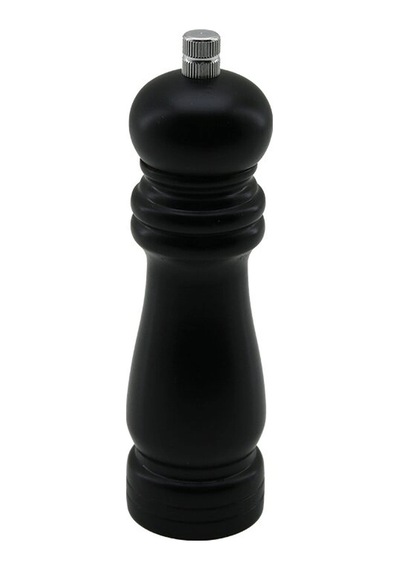 Siyah Ahşap Küçük Çap: 4.5cm - Uzunluk: 15.5cm Tuz - Baharat Öğütücü 5468 Çok Renkli