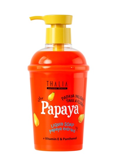 5 Adet Thalia Kokteyl Sıvı Sabun Papaya 400 Ml