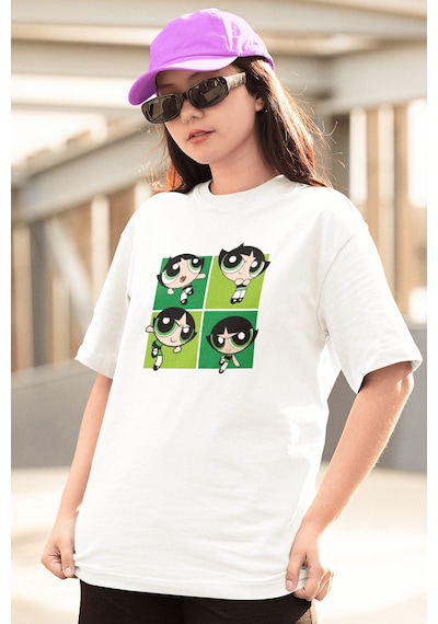 Buttercup Beyaz Tişört Beyaz
