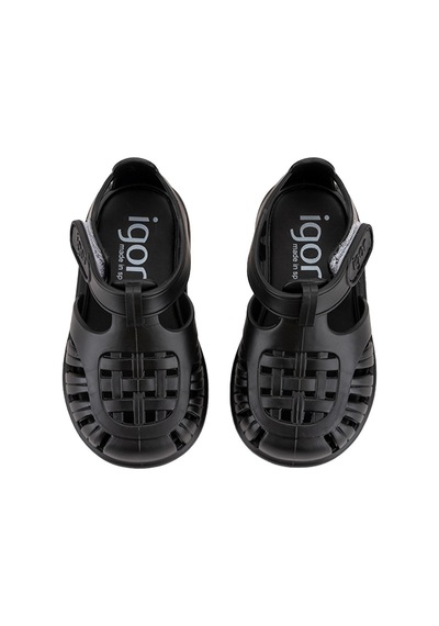İgor Igor S10271-002 Tobby Solid Unisex Çocuk Sandalet Siyah