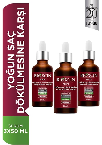 Bioxcin Forte Yoğun Saç Dökülmesine Karşı Serum 3 x 50 ML 2'li