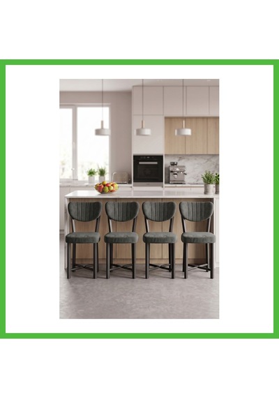 Vaveni Sandalye 4 Adet Baby Face Kumaş Metal Ayak Modern Mutfak Sandalyesi Cafe Balkon Ofis Elma Arz Çok Renkli