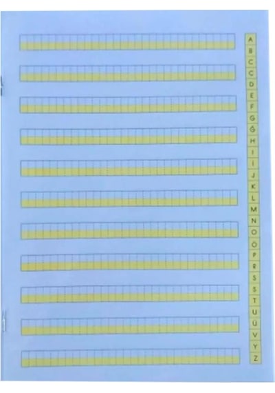 Yeni Müfradat Güzel Yazı Defteri Orta Boy 16.5x24 24 Yaprak 3 Ade
